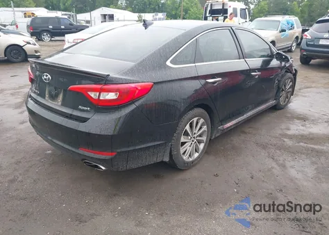 2017 Hyundai Sonata Sport from USA, damaged, VIN 5NPE34AFXHH514489